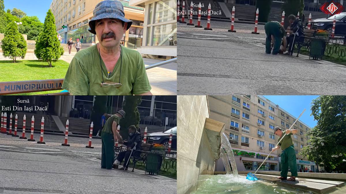 Un angajat care curăță fântânile arteziene din Iași s-a descălțat pe stradă și s-a scotocit de ultimii bani! Nu a putut rezista când a văzut un bătrân desculț care ieșea din spital – FOTO/ VIDEO