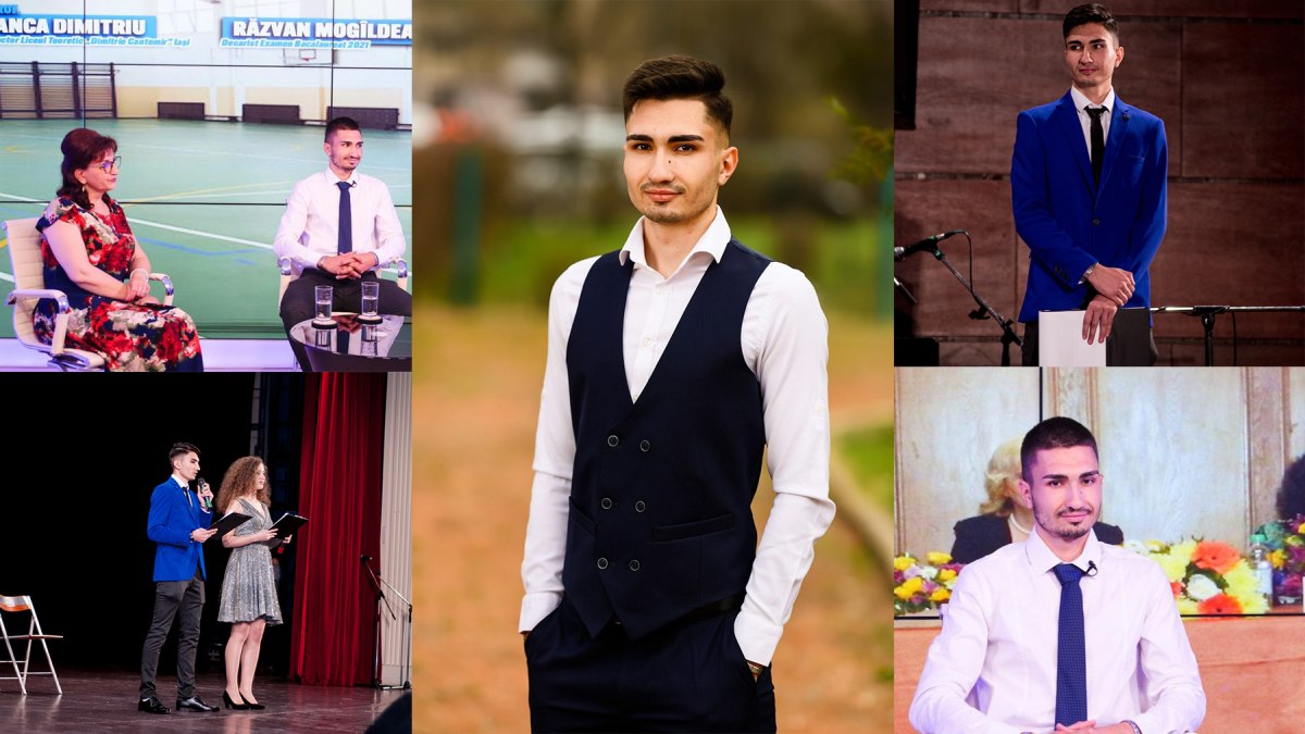 Un viitor procuror din Iași a avut media 10 la examenul de Bacalaureat 2021! Răzvan Iulian Mogîldea a muncit, în condiții extreme, de la vârsta de 13 ani. A cărat cu spinarea ca să-și ajute familia – GALERIE FOTO EXCLUSIV