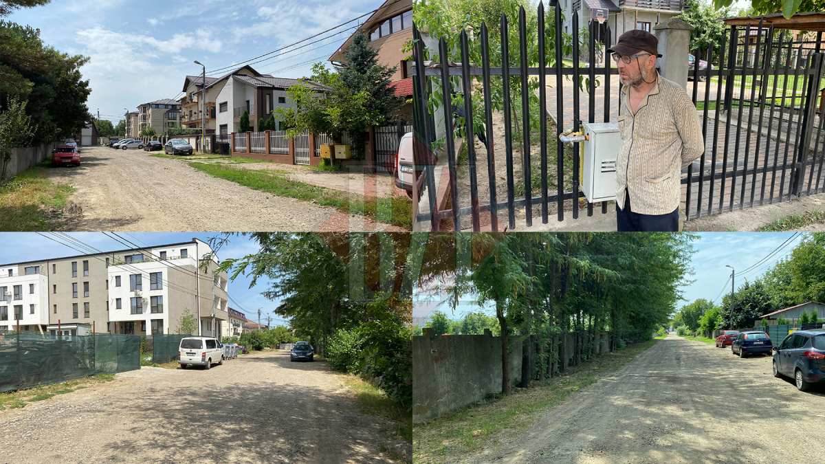 Locuitorii dintr-un cartier cu vile din Iași sar gardul cimitirului ca să facă rost de apă! Se spală la lighean și își fac nevoile în curte. La niciun kilometru, dezvoltatorii imobiliari construiesc – FOTO
