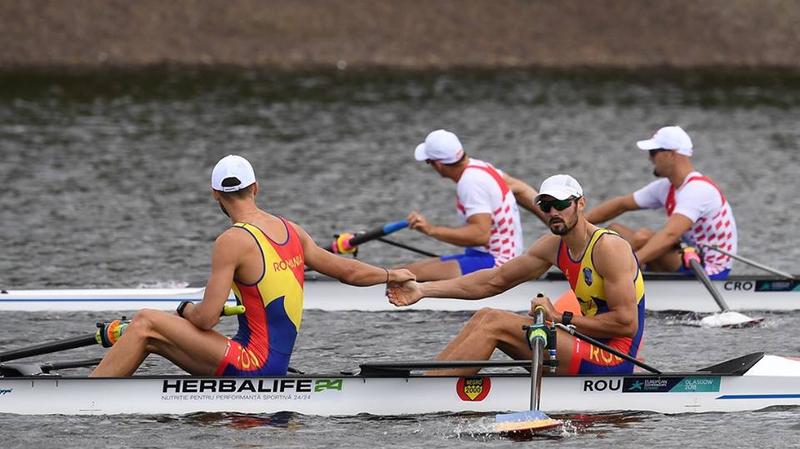 Echipajul României de dublu rame masculin s-a calificat în finala olimpică de la Tokyo