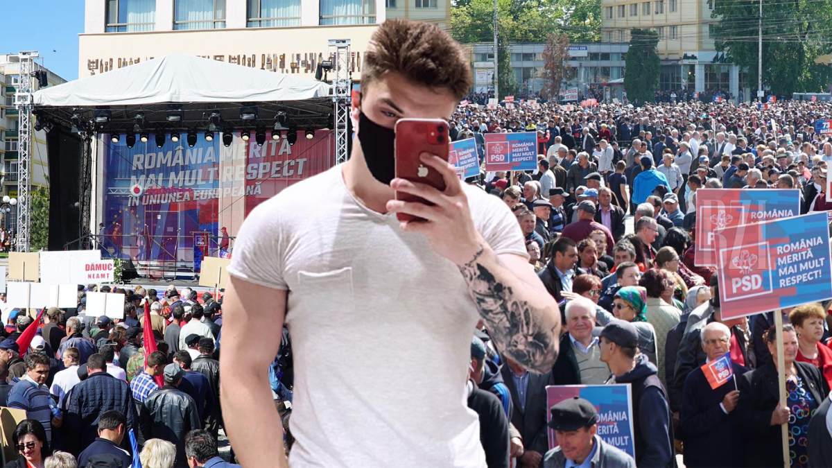 A mers la un miting pentru a-l susține pe Liviu Dragnea și a ajuns la spital! Ieșeanul s-a trezit cu pumni în gură, în centrul orașului. Studentul care l-a agresat nu s-a așteptat la acest final – FOTO/VIDEO