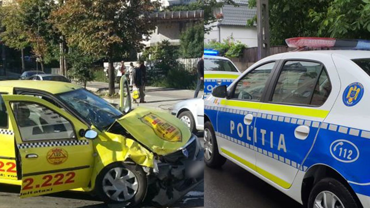A urcat într-un taxi și a vrut să ajungă acasă! În schimb, ieșeanul a ajuns la spital! Accident rutier cu victimă, într-o zonă circulată a Iașului! (Exclusiv)