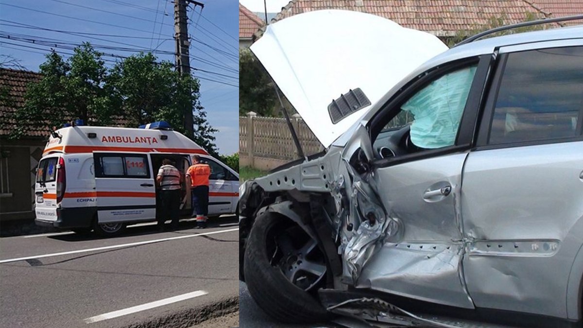 Un medic din Iași a comis un accident rutier după ce a gonit cu 90 km/h! Un taximetrist a fost implicat. „După impact am avut numeroase atacuri de panică”