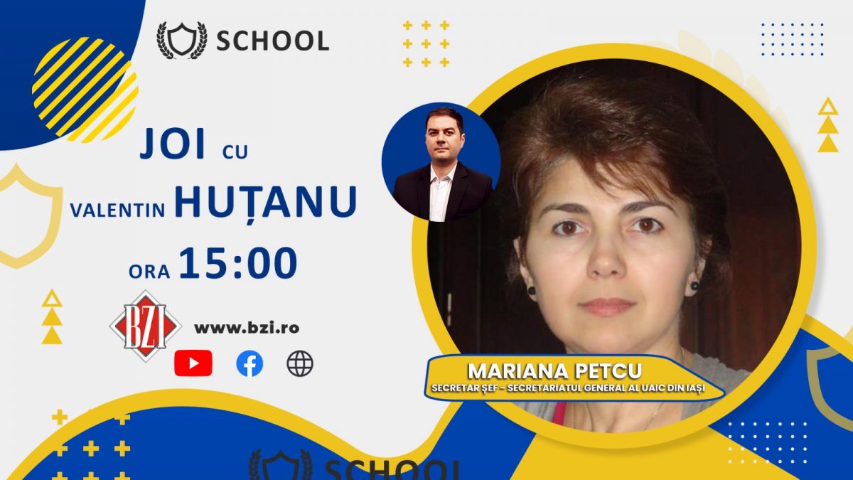 În platoul BZI LIVE este invitat un important reprezentant al administraţiei celei mai vechi instituţii moderne de învăţământ superior a României, Mariana Petcu, Secretar-Șef al Universităţii „Cuza” din Iaşi