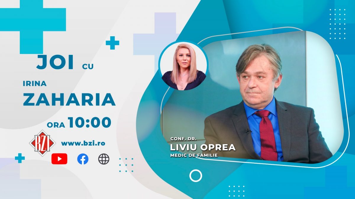 Conf. dr. Liviu Oprea vine mâine în platoul BZI LIVE unde va discuta despre interesul pacienților cu privire la vaccinare anti-Covid-19
