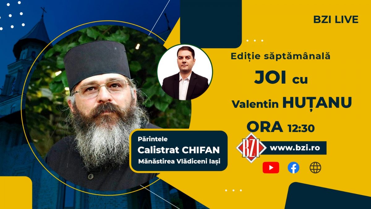 Dialog de suflet despre superstiţiile românilor legate de sărbătorile Ilie Palie, Foca dar şi despre Sfântul Ilie respectiv Sfânta Maria Magdalena, în Studioul BZI LIVE, alături de părintele Calistrat Chifan de la Mănăstirea Vladiceni din Iaşi