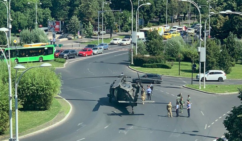 Ce spune Parchetul Militar despre incidentul din București în care un elicopter militar a aterizat forțat