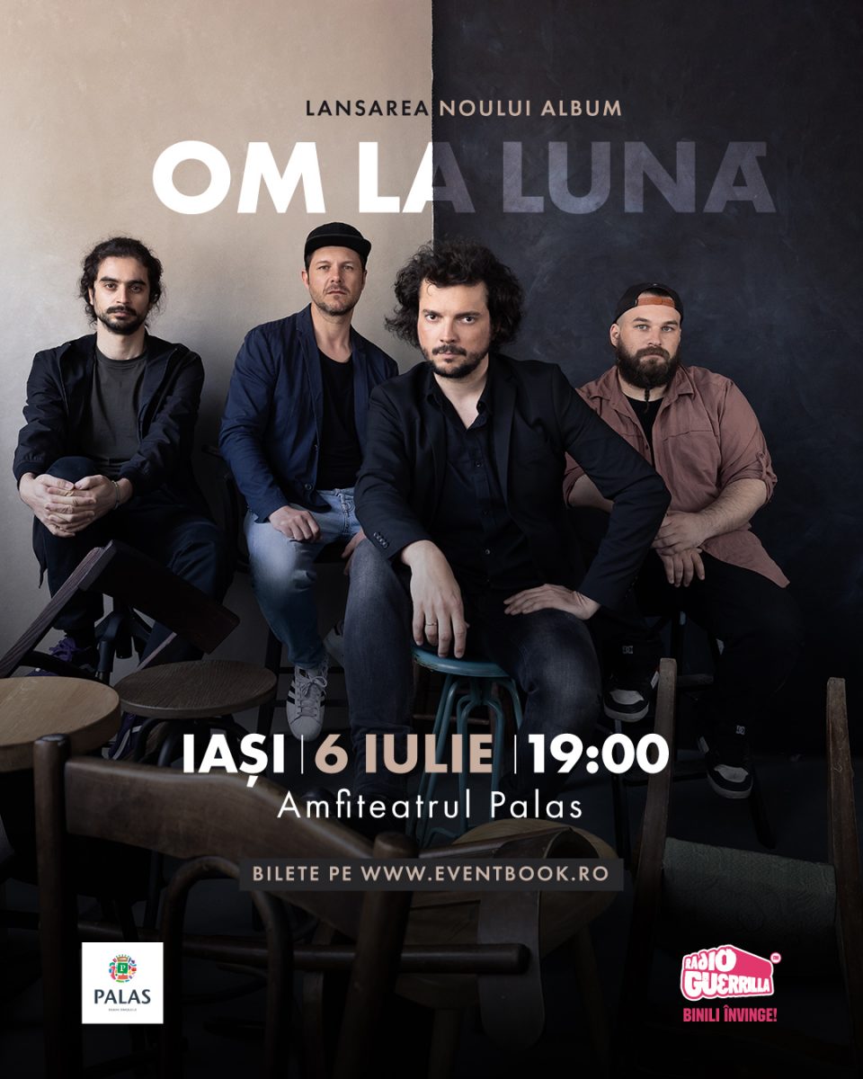 Muzica și dansul se întâlnesc în această săptămână, în Amfiteatrul Palas: „om la lună” îşi lansează albumul de debut, iar spectacolele de balet și dans contemporan colorează serile de vară