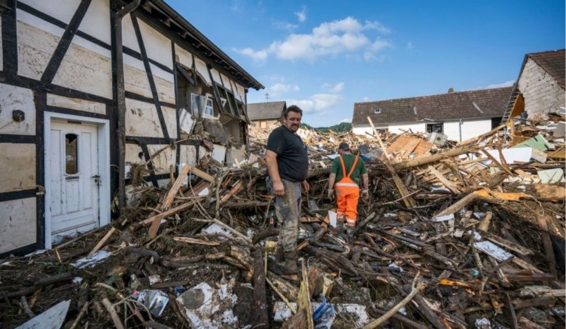 Ne-au făcut de toată bafta! Mai mulţi români s-au apucat să fure în zona dezastrului provocat de inundaţiile din Germania