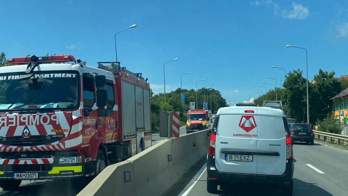 Accident rutier la Valea Lupului. Două autoturisme au intrat în coliziune – EXCLUSIV