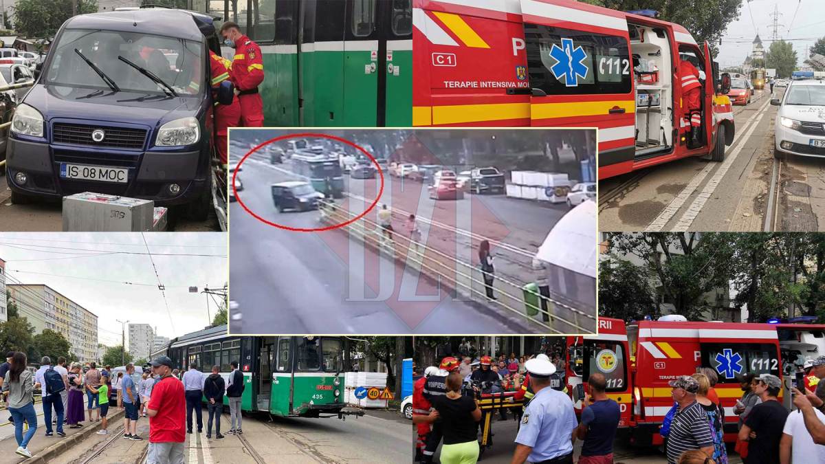 O tragedie evitată la milimetru! Un șofer de 70 de ani a scos de pe linie un tramvai în care erau aproximativ 20 de călători. Reprezentanții CTP: „Le recomandăm tuturor șoferilor să evite circulația pe linia de tramvai pentru a evita astfel de situații, care pot fi tragice”