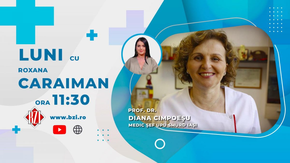 SMURD 2, un proiect de 10 milioane euro derulat și în Iași. Prof.dr. Diana Cimpoesu va prezenta la BZI LIVE toate detaliile investiției cu fonduri europene. O nouă emisiune de larg interes la BZI LIVE.