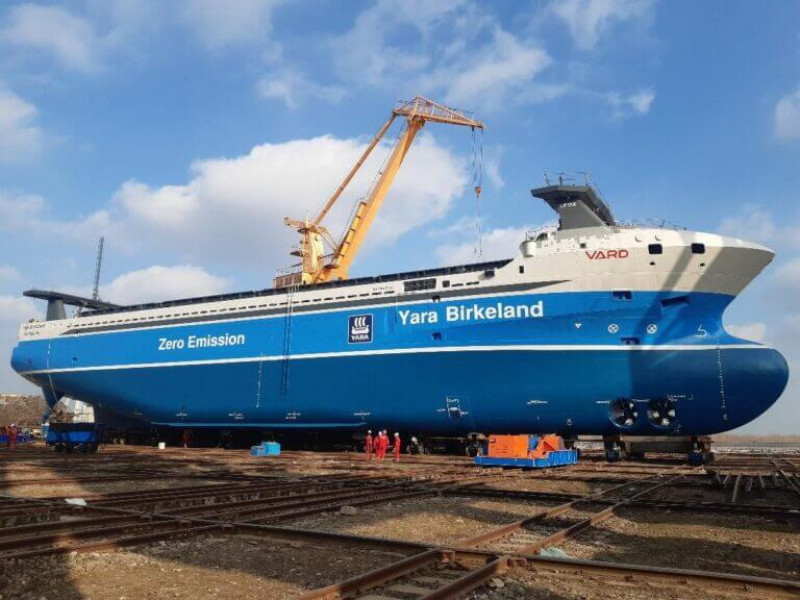 Yara Birkeland este prima navă de marfă autonomă și ecologică din lume. România a contribuit la construirea acesteia – FOTO