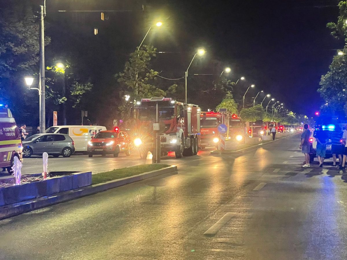 A fost activat Planul Roșu în Capitală! Din fericire a fost o alarmă falsă de incendiu la Spitalul de Copii Maria Curie