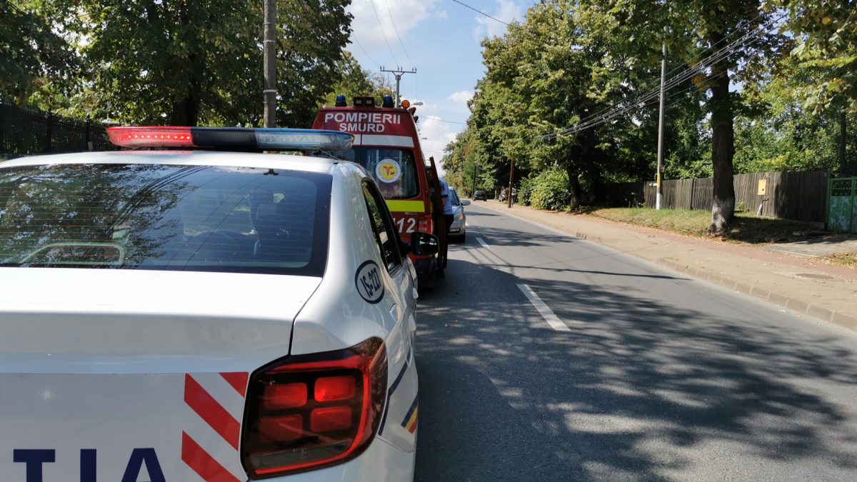 Accident rutier pe Aleea Mihail Sadoveanu în Iași! -FOTO