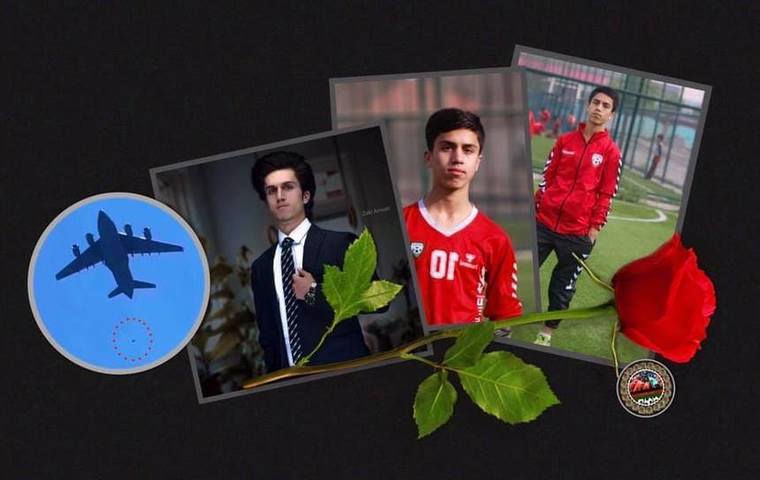 Un junior al naţionalei de fotbal a Afganistanului a murit. El a căzut de pe un avion militar american care decola