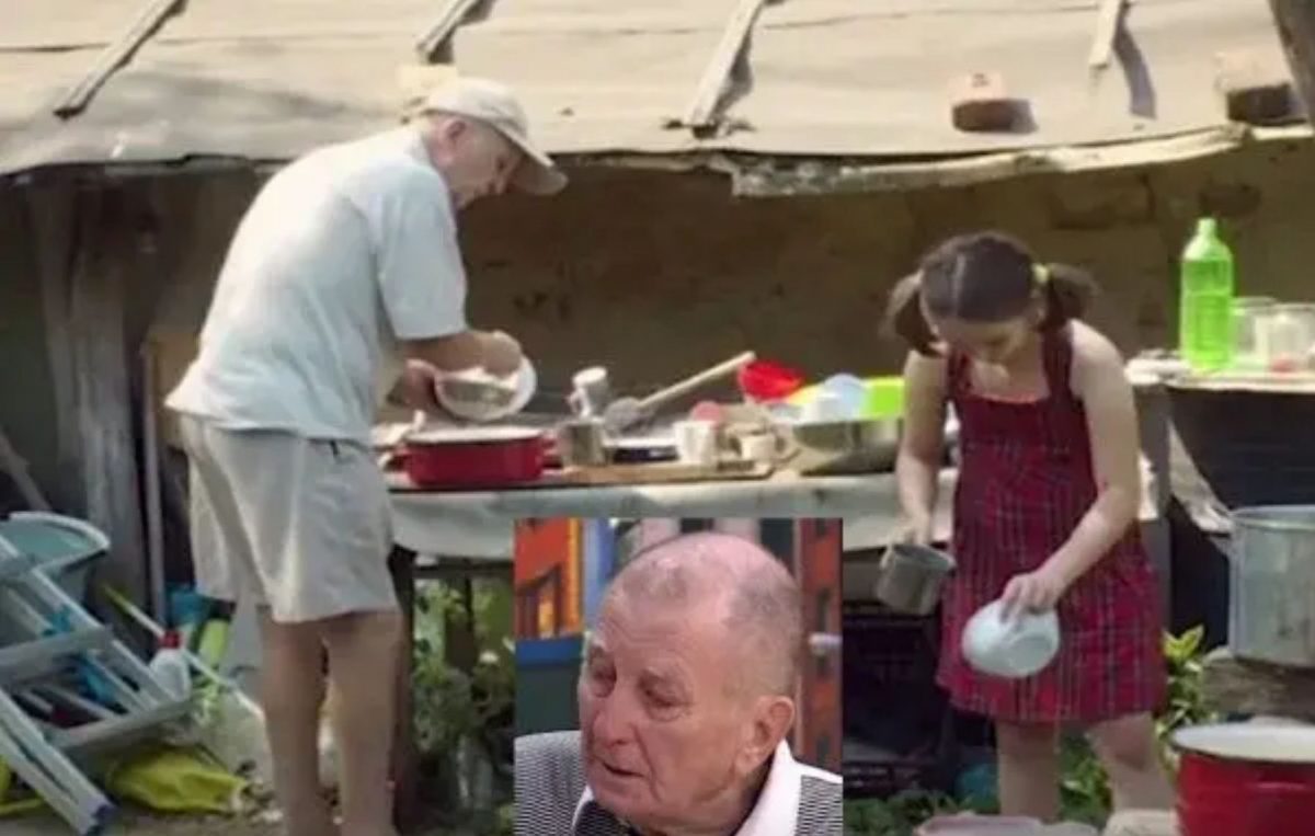 Viața acestui bunic care își crește singur nepoata s-a schimbat radical. Norocul le-a surâs și lor