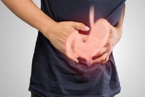 person with gastritis