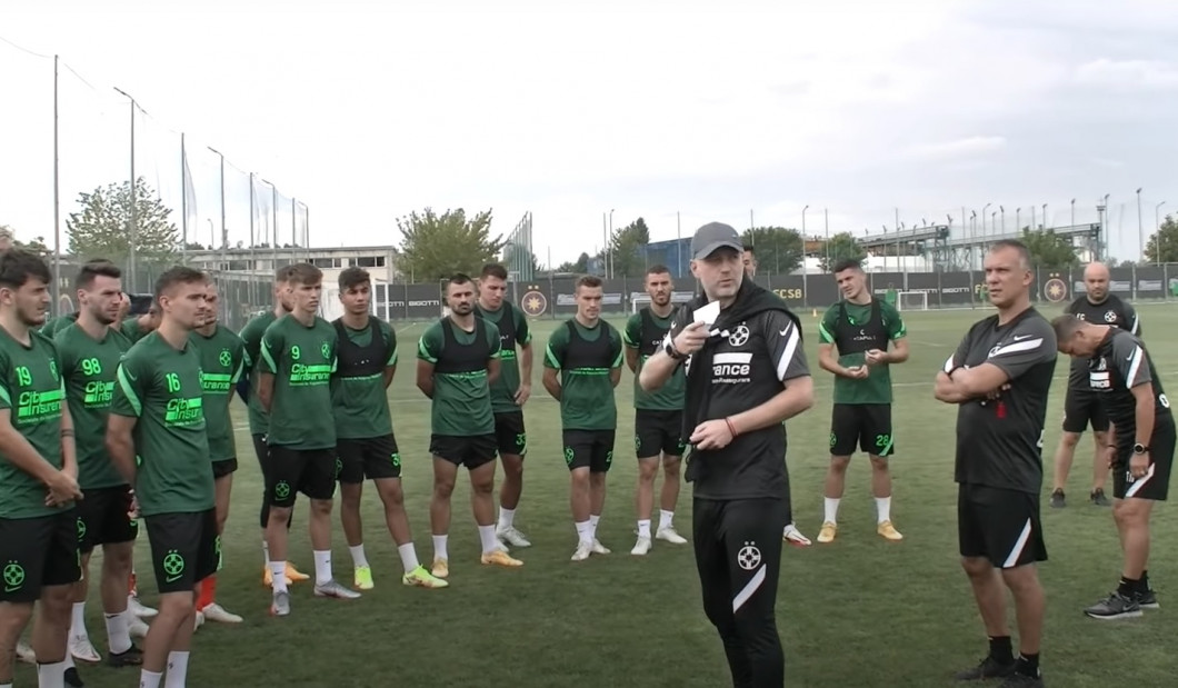 Edi Iordănescu, noul antrenor la FCSB. Astăzi a condus primul antrenament