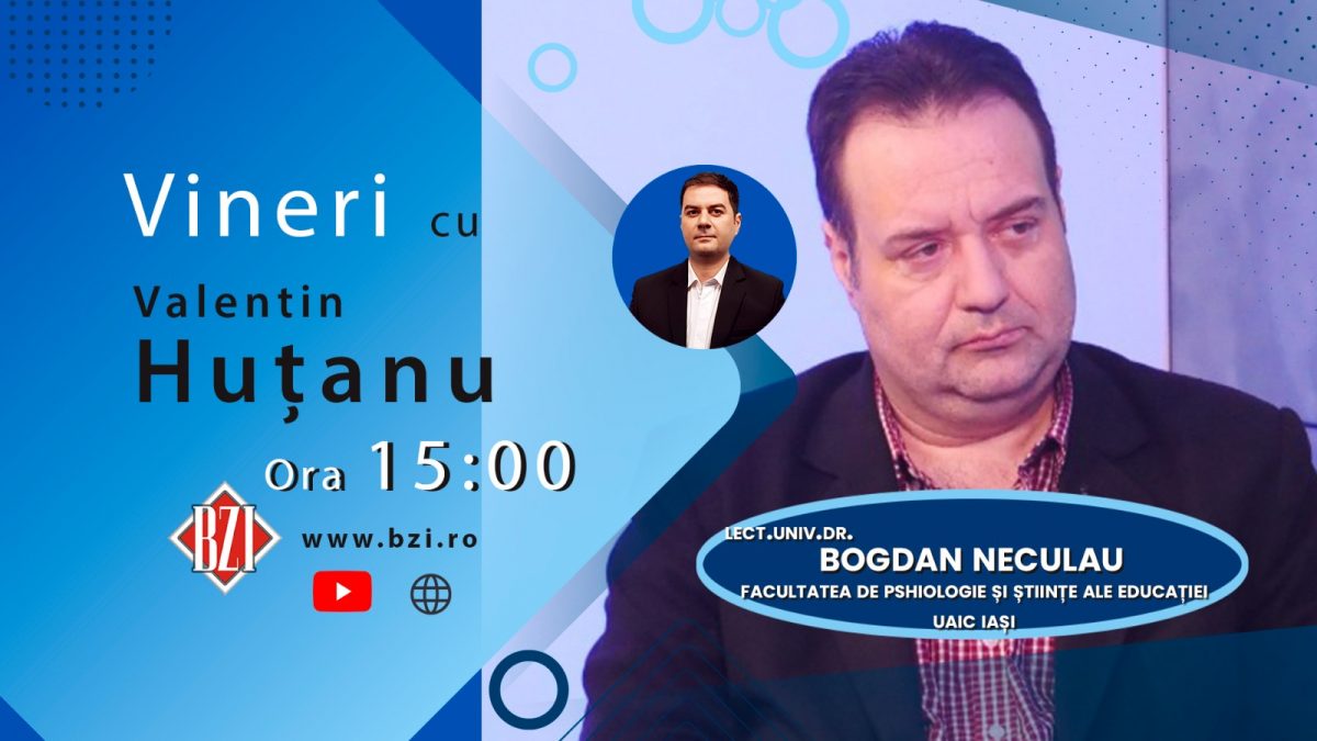 Despre educaţie şi fondarea celui mai nou liceu din ţară, într-o ediţie specială BZI LIVE alături de lect. univ. dr. Bogdan Constantin Neculau, coordonatorul acestuia de la Universitatea „Cuza” din Iași