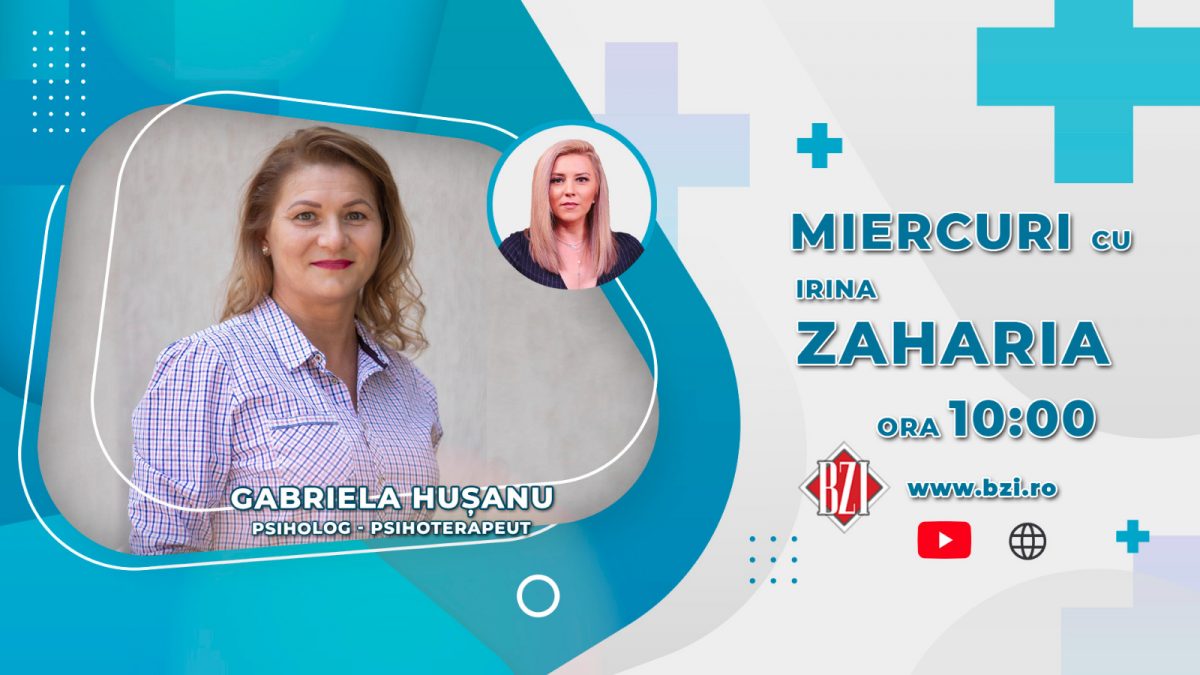 Gabriela Hușanu, psiholog-psihoterapeut, vine în Platoul BZI LIVE să discute despre relațiile dintre soți și efectele pandemiei asupra psihicului uman