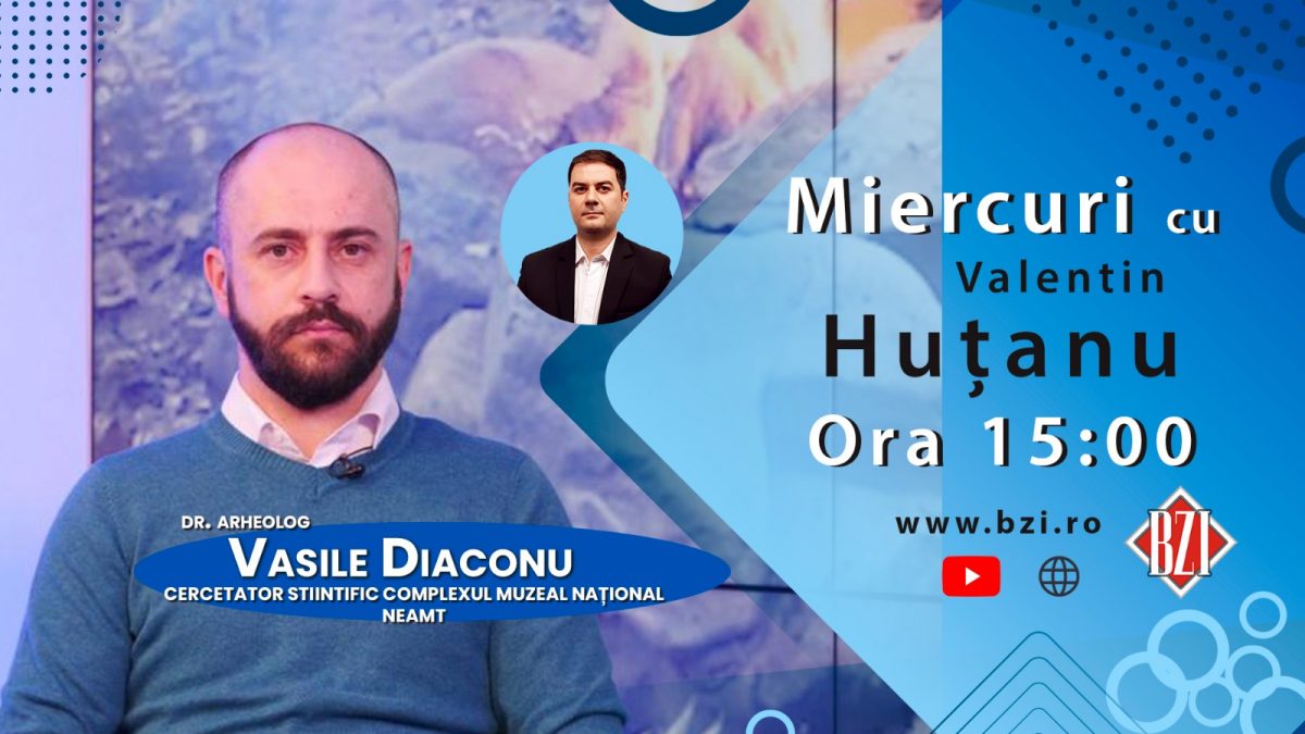Despre universul arheologiei alături de dr. cercetător ştiinţific, arheolog şi muzeograf Vasile Diaconu, absolvent valoros al Facultăţii de Istorie al UAIC din Iaşi, în Studioul BZI LIVE
