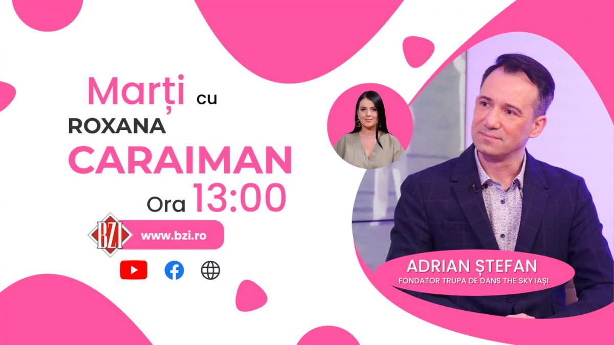 Adrian Ștefan, fondatorul The Sky Iași, face totul pentru dans la nivel profesionist și colaborează cu cei mai mari artiști. Nu rata interviul BZI LIVE cu un antrenor unic în țară!