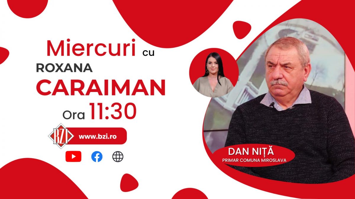 În comuna Miroslava din județul Iași se face administrație eficientă demonstrată prin investiții și bunăstare! Primarul Dan Niță în studioul BZI LIVE