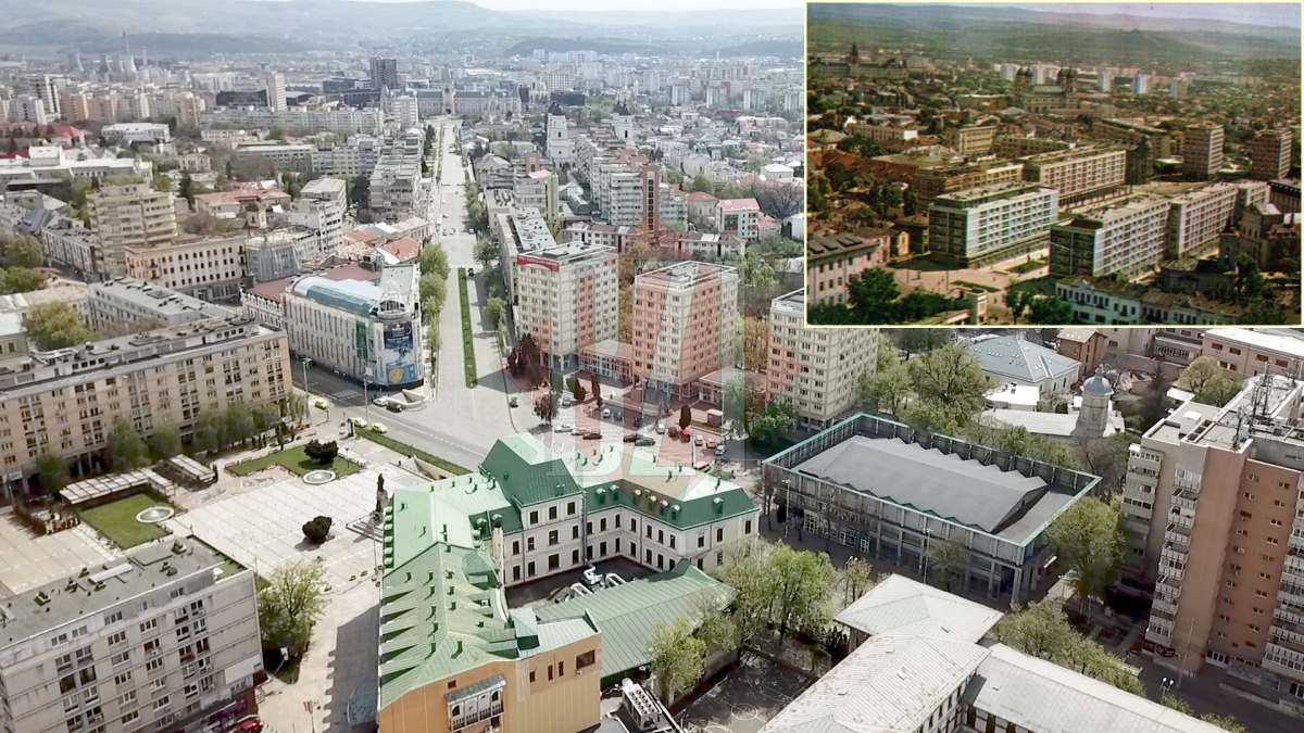 Imagini de colecție! Așa arăta zona centrală a Iașului în urmă cu 60 de ani. Ce a rămas la fel și ce s-a schimbat de-a lungul timpului