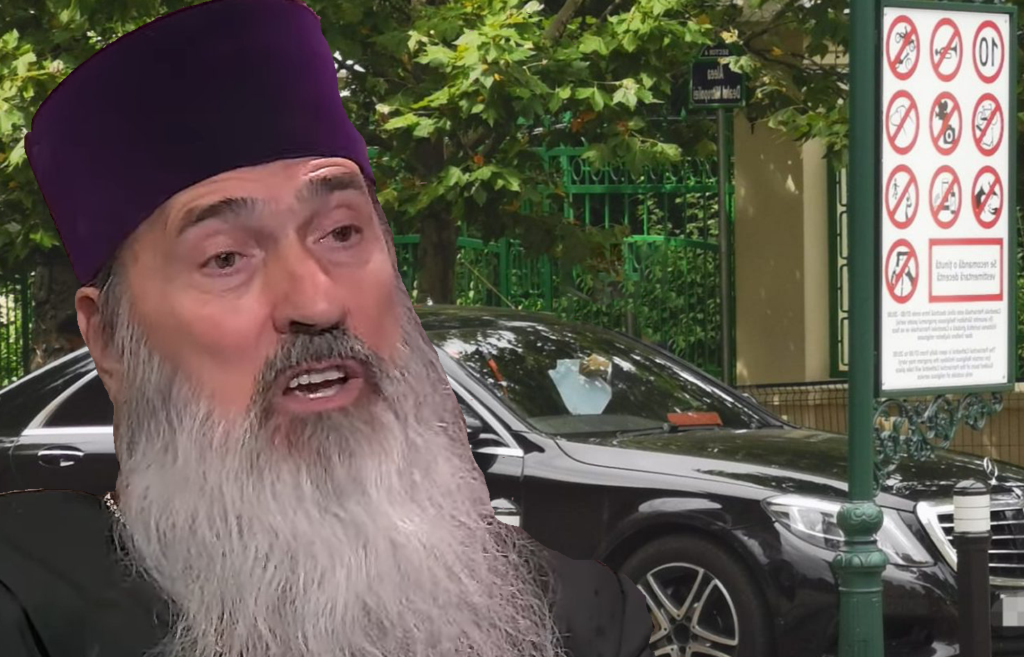 Mașina de lux a lui IPS Teodosie, grav avariată într-un accident. Arhiepiscopia a lămurit cine se afla în Mercedes - Vimarsana News