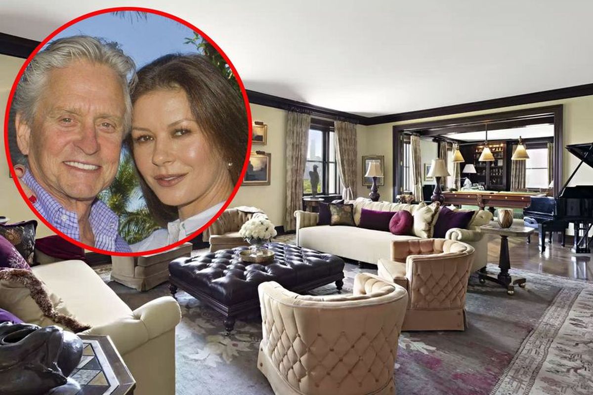 Penthouse-ul deţinut de Catherine Zeta Jones şi Michael Douglas, scos la vânzare. Cine va da 21,5 milioane de dolari – GALERIE FOTO