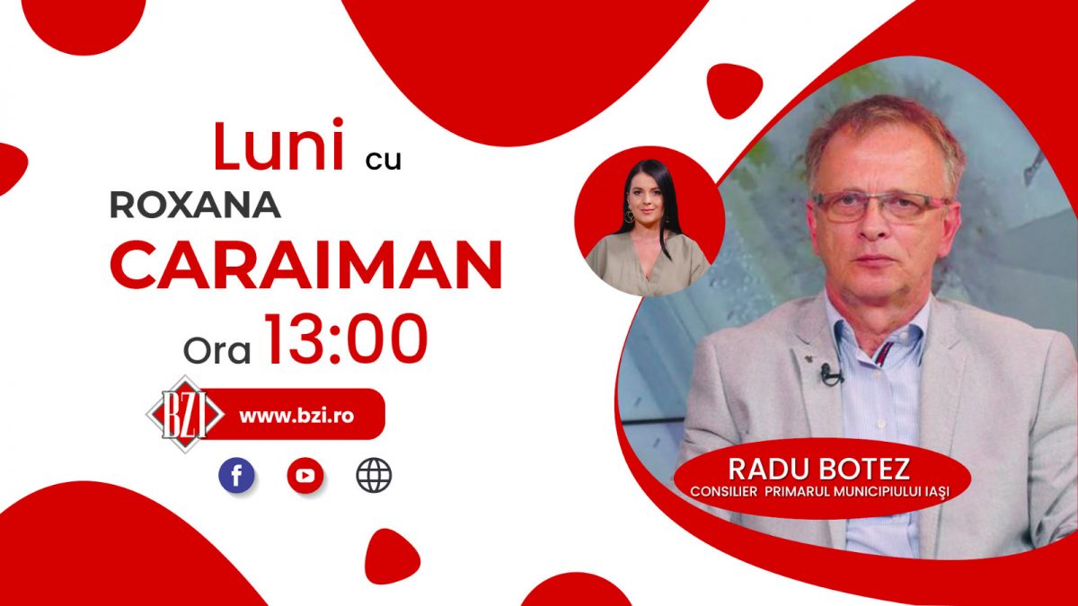 Cum se rezolva problemele cu traficul sufocant din municipiu? Radu Botez, consilierul primarului Iasului, va prezenta toate aspectele privind lucrarile in infrastructura rutiera, numai la BZI LIVE