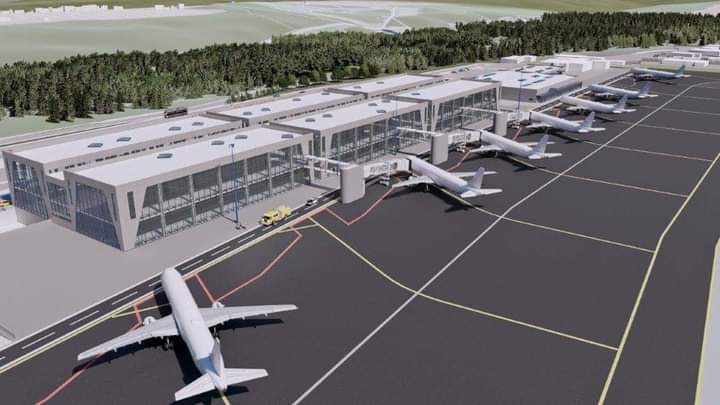Primele schiţe pentru Terminalul T4 de la Aeroportul Iaşi. Iată cum va arăta clădirea de 30.000 mp de la aerogară – FOTO