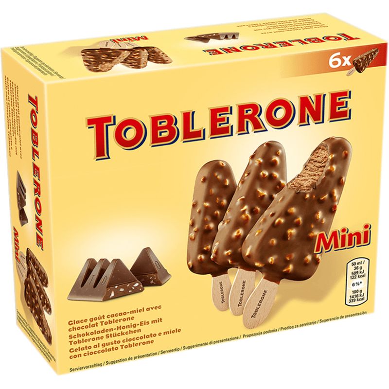 Îngheţata Toblerone cu ciocolată şi miere, retrasă de pe piaţă. Nivelul de oxid de etilenă este unul ridicat