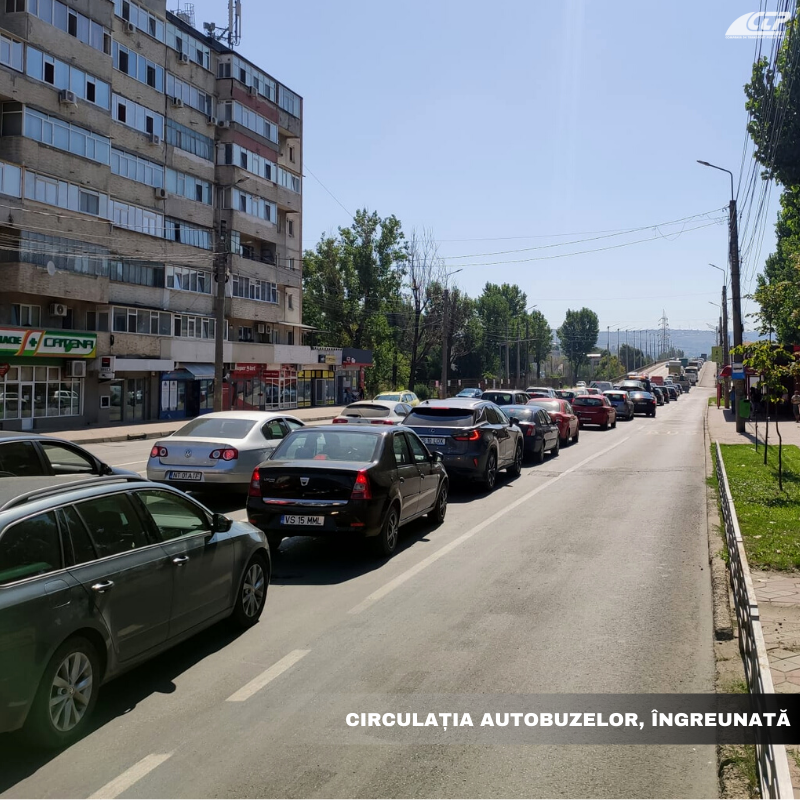 Circulația autobuzelor care tranzitează zona Pasarelei Bucium, îngreunată. Cauza: lucrări tehnice în zona Institutului de Psihiatrie „Socola” Iași