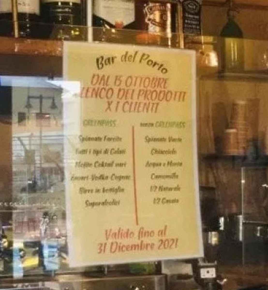 Clienții nevaccinați au meniuri diferite față de cei vaccinați în restaurantele din Italia