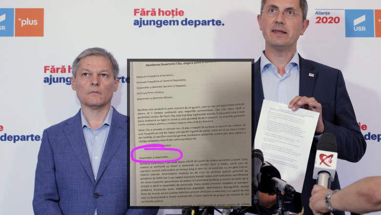 O moțiune de cenzură adresată doamnelor? Iată gafa din textul documentului