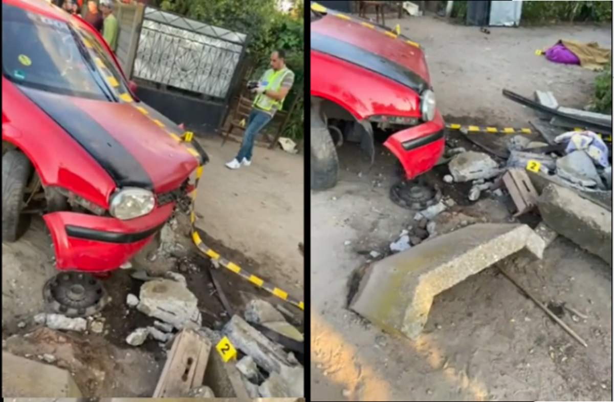 Accident rutier în judeţul Dolj. O fetiţă de 11 ani şi străbunica sa, ucise de o şoferiţă care a dat de 6 ori pentru permis – FOTO