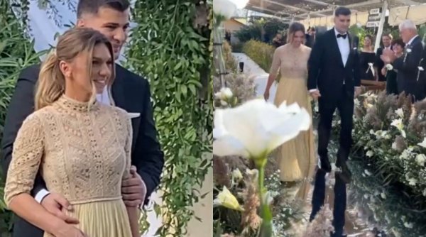 Ce meniu a avut Simona Halep la nuntă. Invitaţii au fost serviți cu preparate rafinate şi tradiţionale
