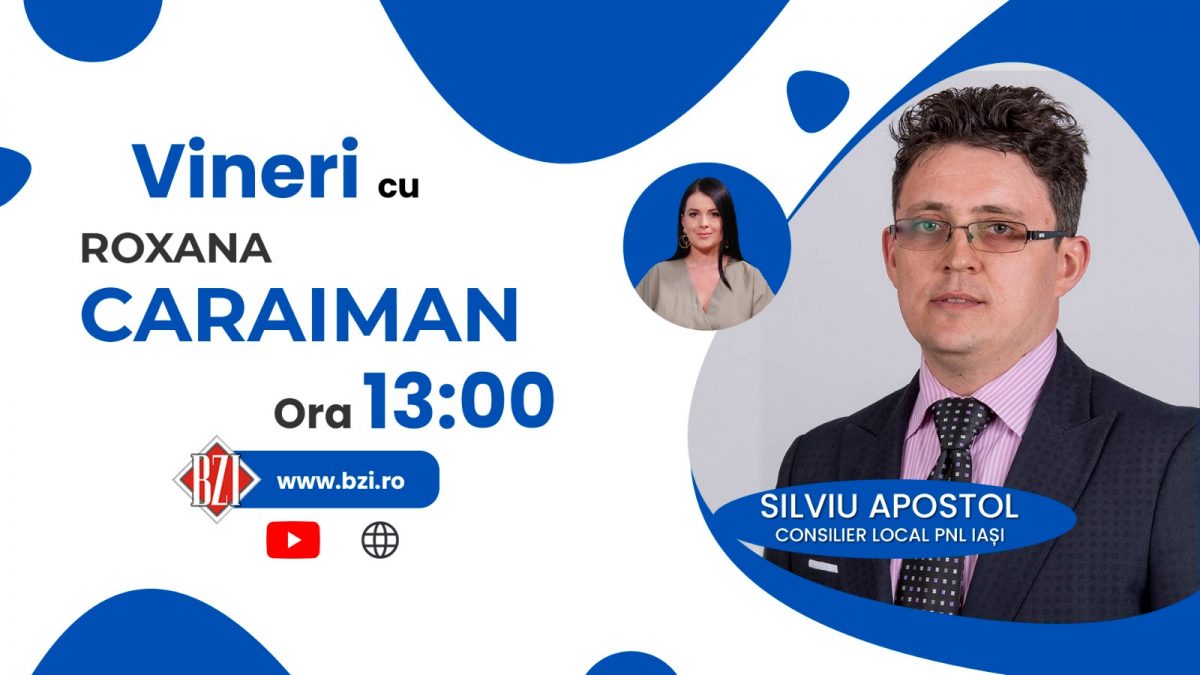 Cu ce probleme majore se confruntă muncipiul Iași și cum pot fi rezolvate? Silviu Apostol, consilier local PNL, discută despre proiecte la BZI LIVE