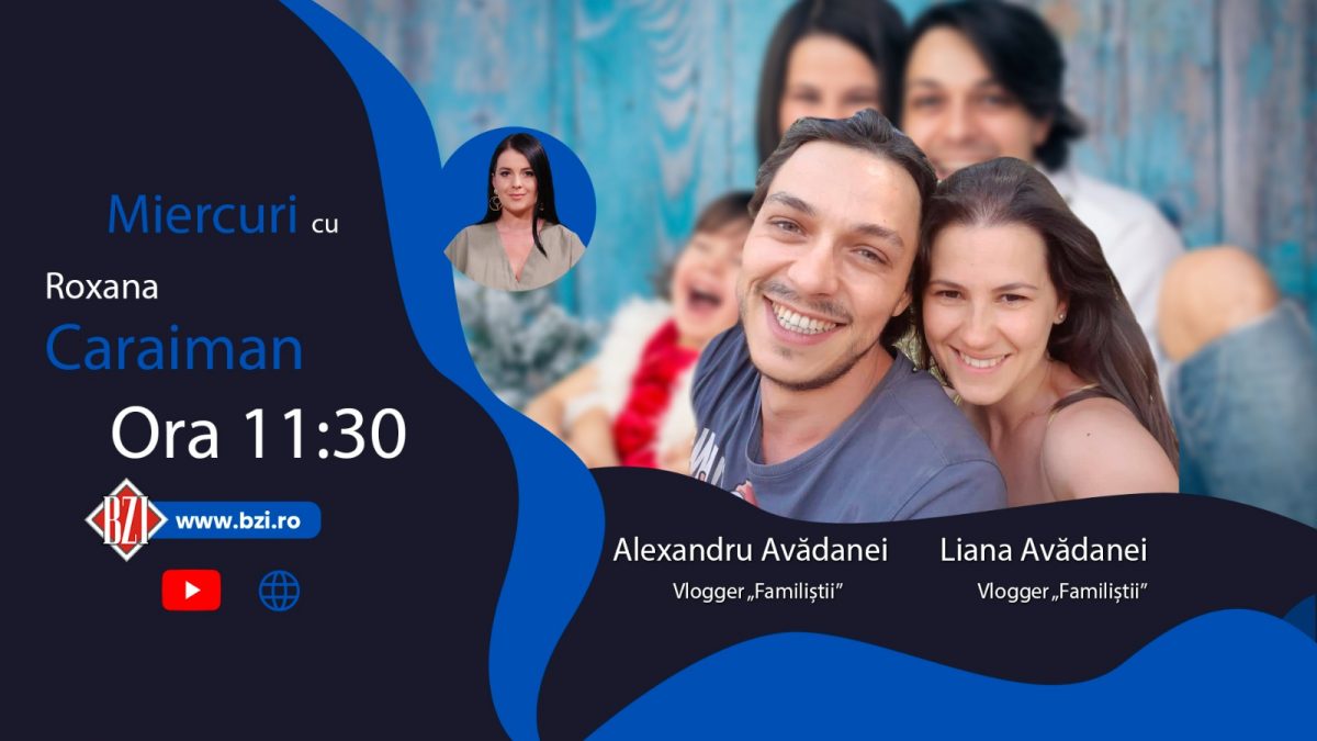 Liana și Alexandru Avădanei prezintă într-un mod comic viața de familie și vorbesc la BZI LIVE despre succesul proiectului „Familiștii”
