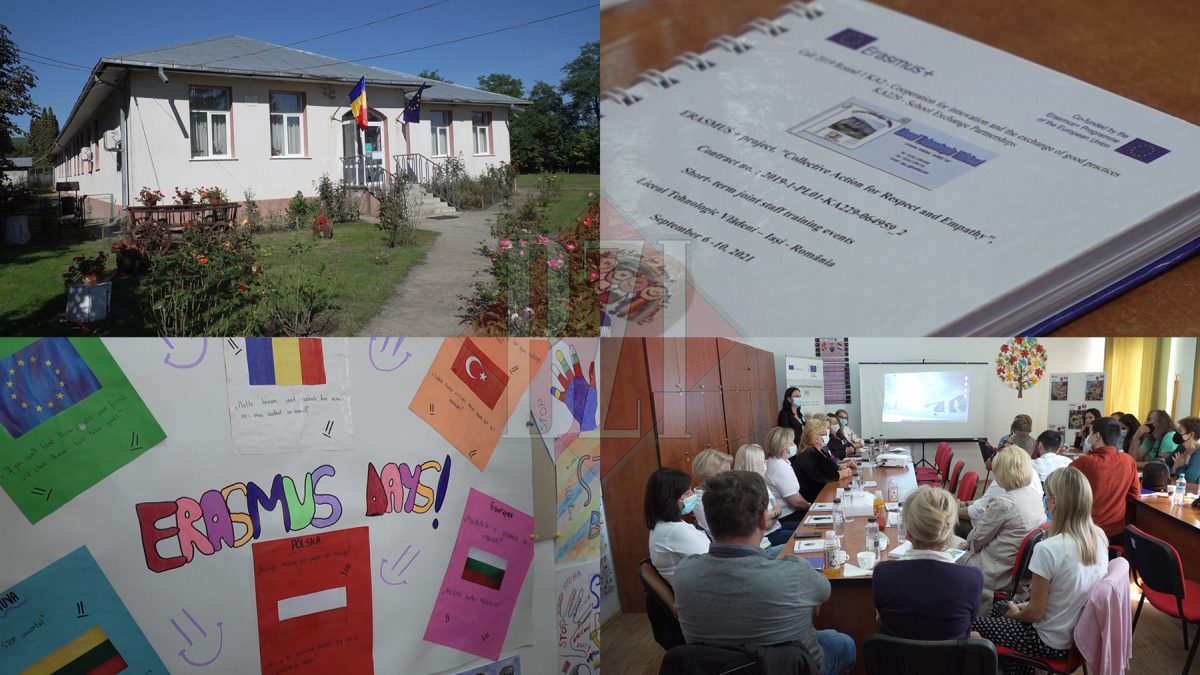 Proiect european Erasmus+ la Liceul Tehnologic Vlădeni, din județul Iași. Acesta implică instituții școlare sau organizații din mai multe țări europene și are drept scop prevenirea și combaterea fenomenului de bullying / hărțuire în mediul școlar și în cel virtual – GALERIE FOTO / VIDEO