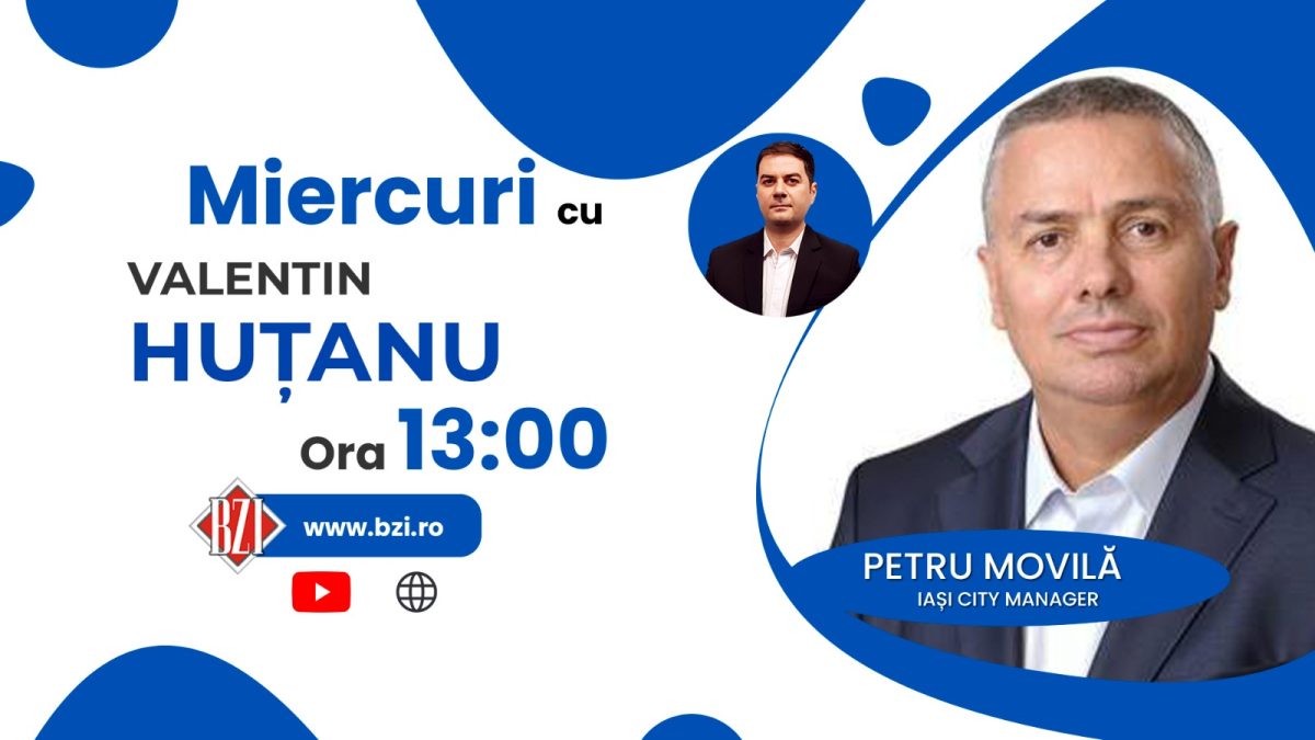 Detalii fără perdea despre marile proiecte de investiţii din Iaşi şi din ţară. Petru Movilă, preşedintele PMP Iaşi, revine la BZI LIVE