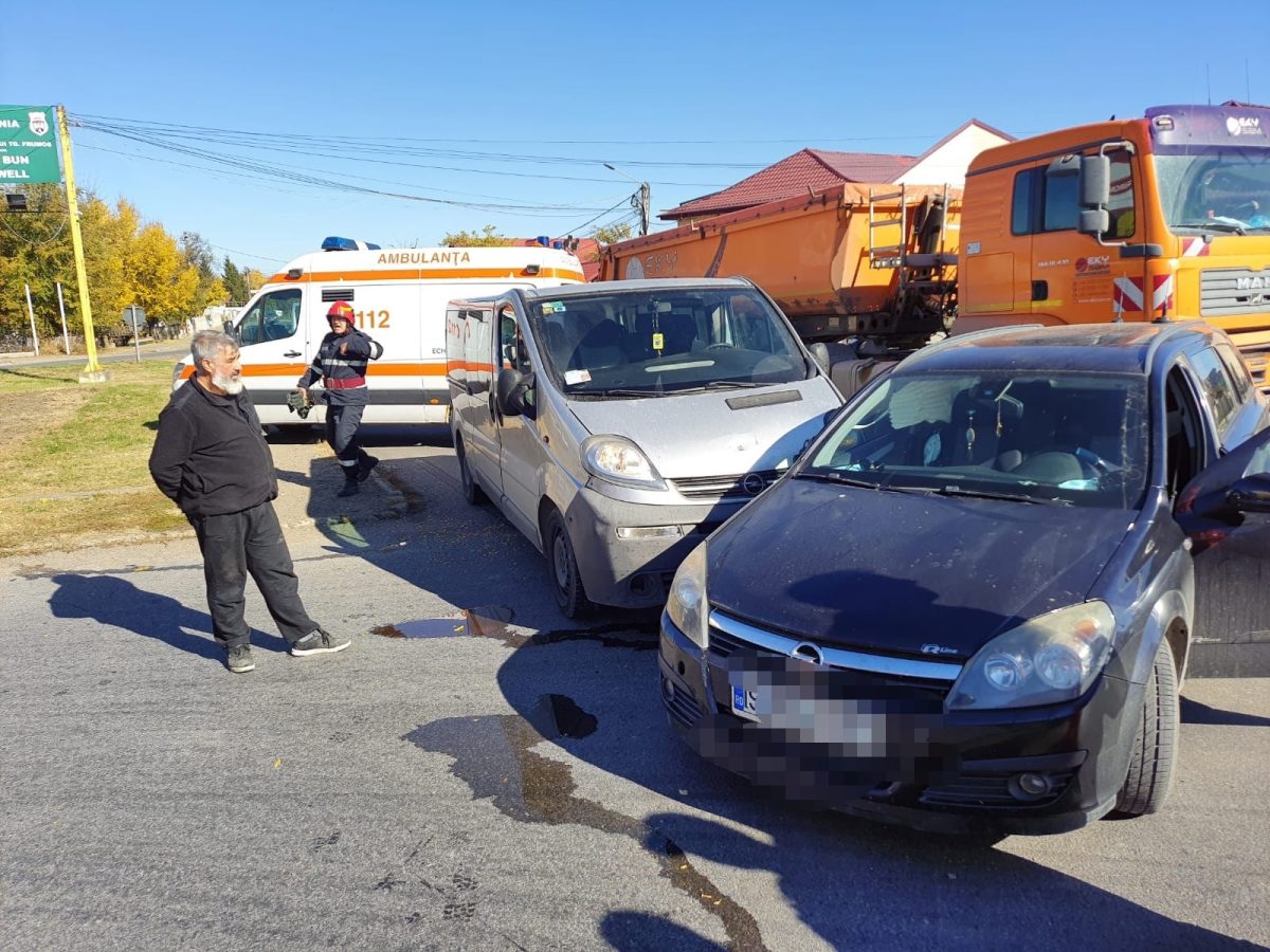 Accident rutier cu victime în Tg. Frumos din judeţul Iași! Au fost implicate două autoturisme