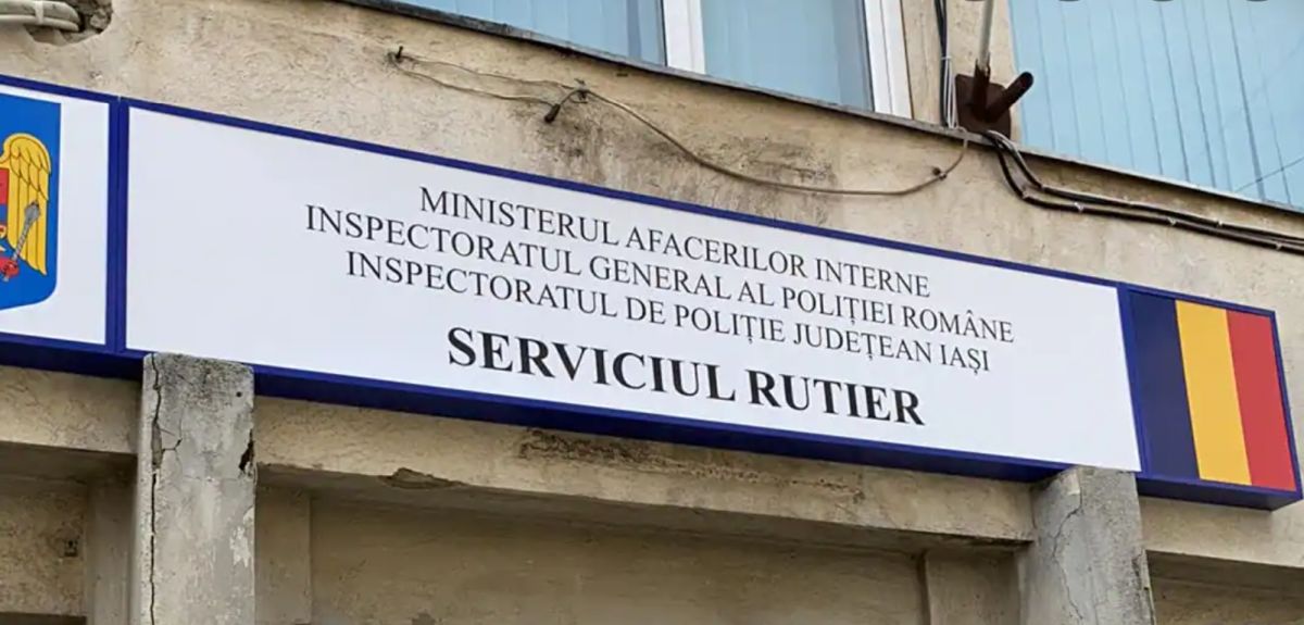 Un bărbat băut, reținut pentru 24 de ore, a încercat să evadeze de la Biroul Rutier Iaşi