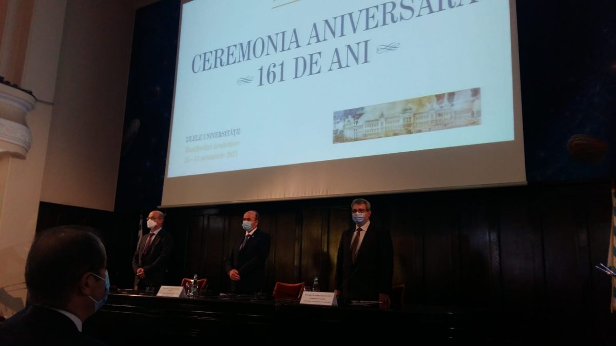 Universitatea „Alexandru Ioan Cuza” din Iași demarează aniversarea a 161 de ani de existență a primei instituții de învățământ superior modern a României – FOTO, LIVE VIDEO