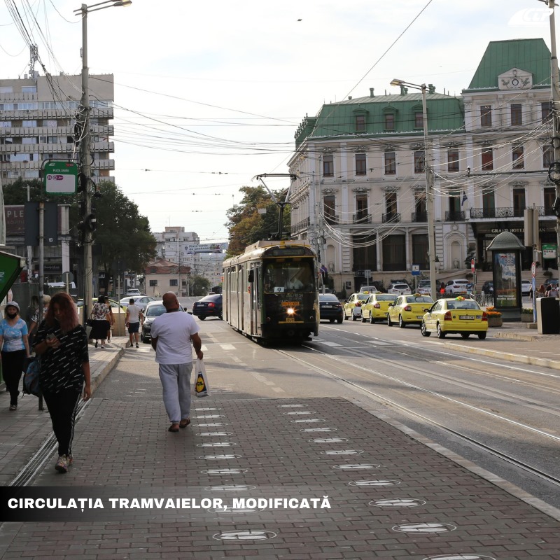 CTP Iași: Circulația tramvaielor 1, 8, 9 și 13 va fi modificată în zilele de 30 și 31 octombrie 2021