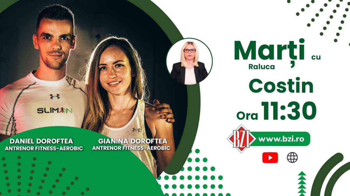 Cum merge afacerea antreprenorilor Gianina și Daniel Doroftea, stabiliți în Tenerife? Aflați de la antrenorii de fitness-aerobic, într-o nouă ediție BZI LIVE!