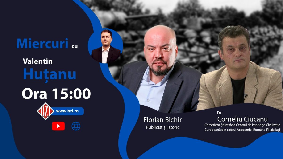 Ediție-dialog în Platoul BZI LIVE intitulată „80 de ani de la eliberarea Basarabiei de către Mareşalul Antonescu” alături de Florian Bichir, istoric şi publicist respectiv istoricul şi cercetătorul Corneliu Ciucanu – Centrul de Istorie şi Civilizaţie Europeană Iaşi al Academiei Române