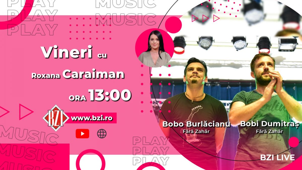 Fără Zahăr, trupa care a rămas constantă de peste 20 de ani, este în platoul BZI LIVE. Interviu inedit cu Bobo Burlăcianu și Bobi Dumitraș